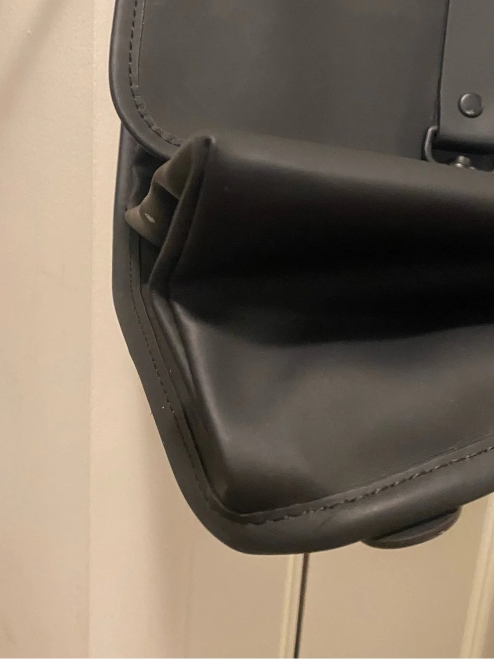 Rains Black Minimal Backpack